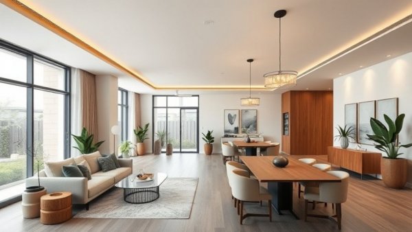 Quiet luxury small living dining combo designs 2026 with modern elegance