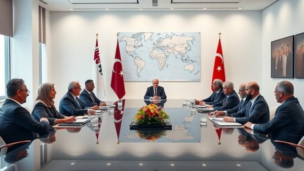 Qatar and Türkiye officials in political consultation meeting.