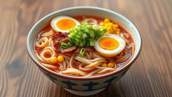 Japan Village Restaurant Qatar offers colorful ramen bowl