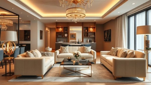 10 Transformative Home Decor Ideas for a luxurious living room atmosphere.