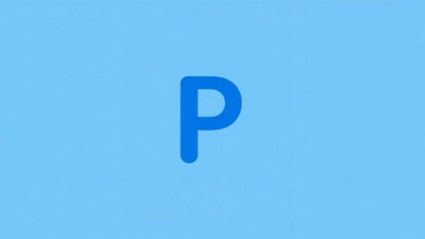 Blue letter P on light blue background, Dutch hospital Ebola admission concept