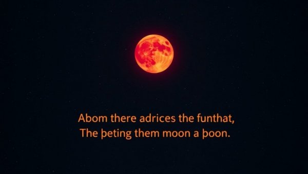 Inspirational quote on servant leadership principles with a red moon background.