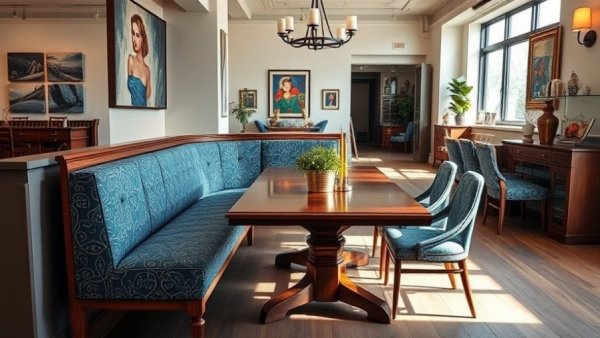 Elegant furniture setup at Ballard Designs, showcasing stylish shopping in Atlanta.