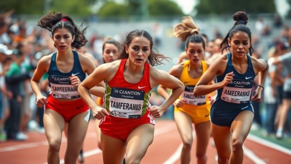 Female athletes competing at 2026 NCAA Women’s Track and Field Championships.