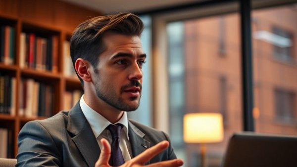 Thailand Retirement Growth Potential: man in a modern office setting