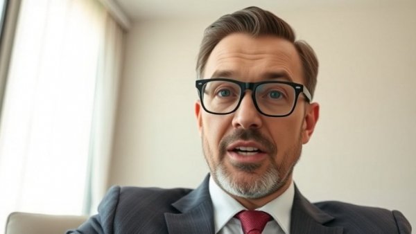 Man discussing underpriced markets for retirement on a video call.
