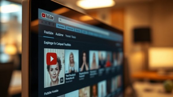 YouTube interface close-up on-screen, sidebar view.