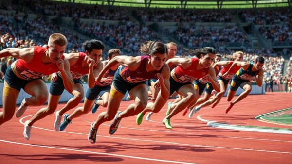 Nike Outdoor Nationals results 2026 with competitive sprint action.