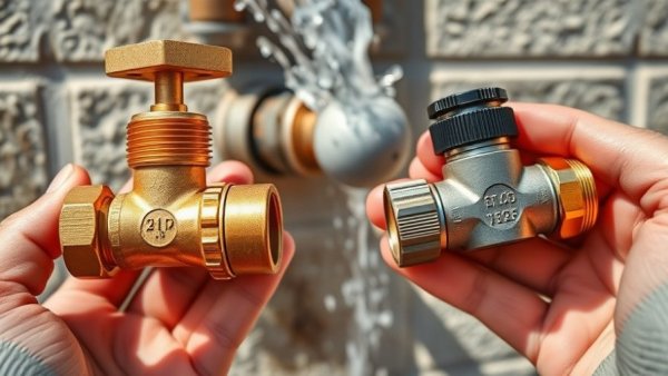 Plumbing fittings comparison for fixing burst pipe without a plumber.