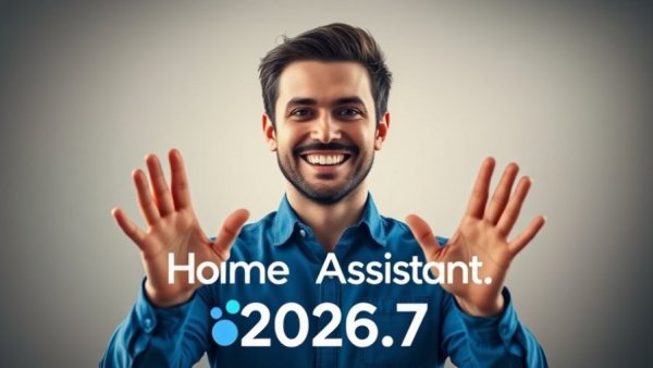 Home Assistant 2026.7 Updates featured with smiling man