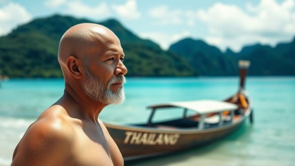 Contemplating retirement in Thailand on a tropical beach