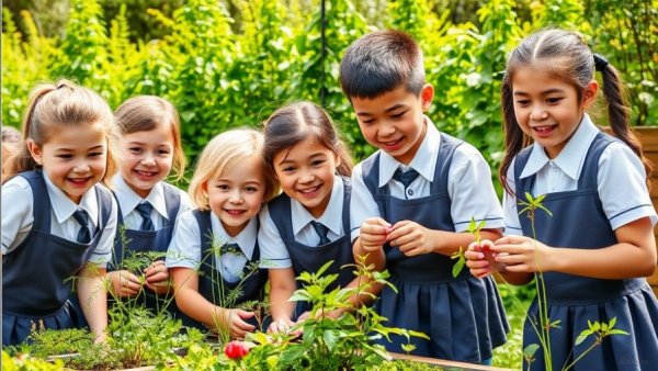 Expats Family Guide magazine with smiling children in garden.