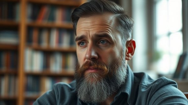 Smart staging tips from a thoughtful middle-aged man indoors.