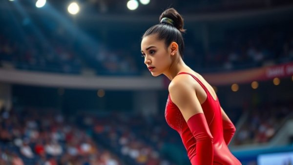 Gymnast performing at the 2026 Commonwealth Games WAG All-Around Final.