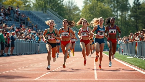 Intense finish at USATF Championships Women's Track Events.