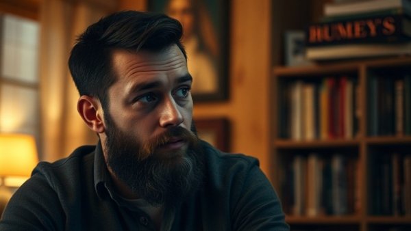 Man discussing home selling over-improvement indoors