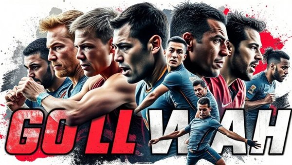 Collage of athletes at World U20 100m Final.
