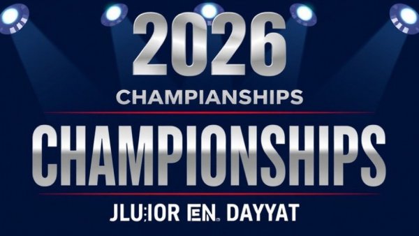 2026 U.S. Gymnastics Championships Junior Men Day 2 event poster.