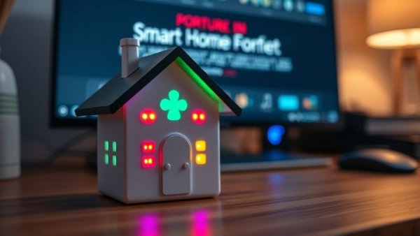 Building a Smart Home Sensor: LED-lit DIY home sensor on desk