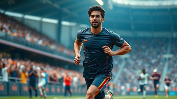 Ultimate 100M Sprint Insights: Athlete in action with focused expression