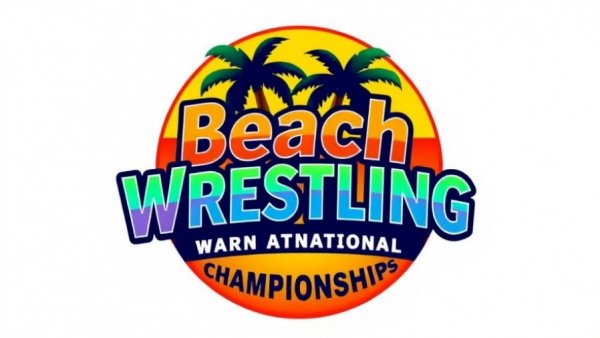 2026 U.S. Beach Nationals logo with palm trees and sunset