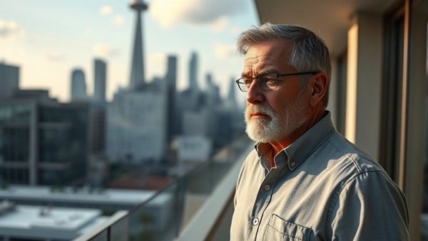 Reflective man discussing retiring in Thailand at 50 vs 65