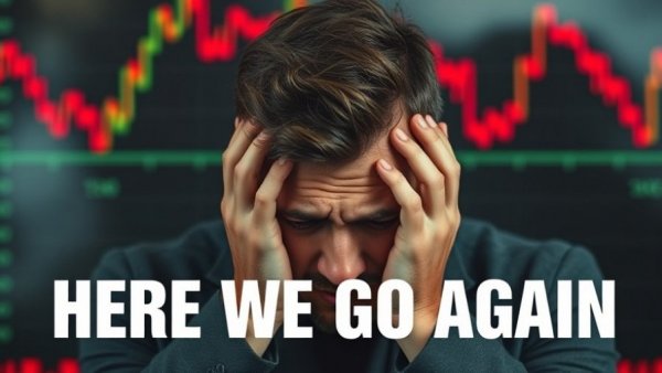 Frustrated man and text, government influence on mortgage rates