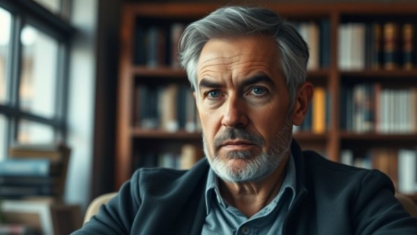 Middle-aged man discussing barn doors losing appeal