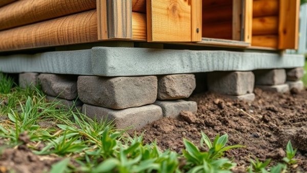Shed foundation tips for homeowners: avoid single block support