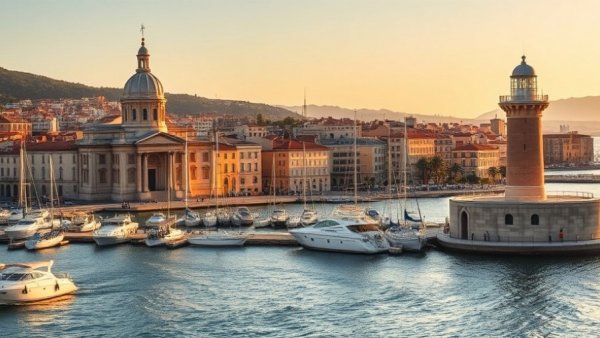 Hosting Friends and Family in France - Historic Marseille harbor view.