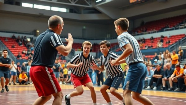 USMC Junior Nationals Youth Wrestling Insights capture energetic match.