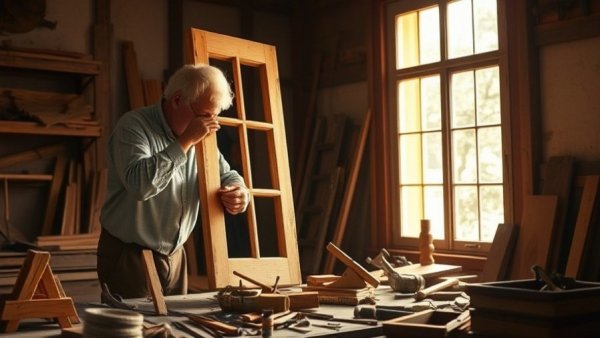 Building a window without shop machines in rustic setting