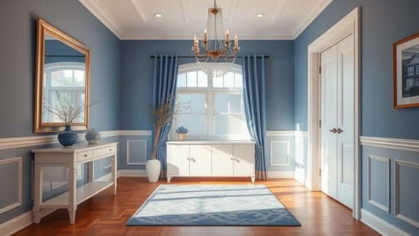 Modern home interior with elegant decor and DIY elements