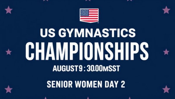 2026 US Gymnastics Championships digital event poster.