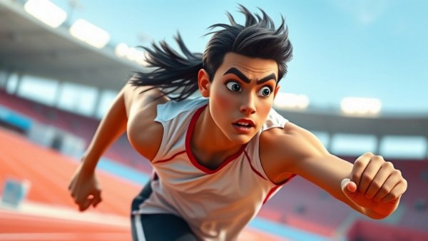 Oblique Seville 100m championship race preview poster.