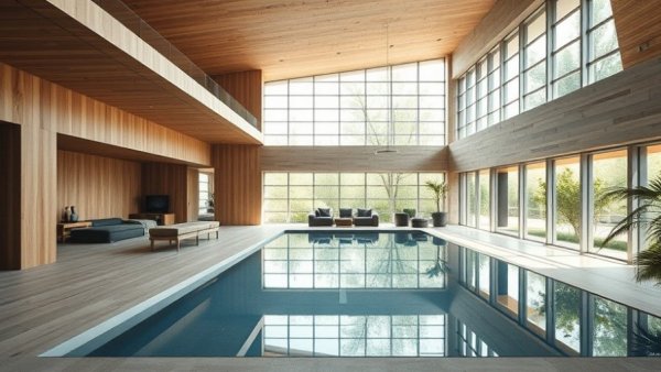Nature integrated home design with indoor-outdoor living space