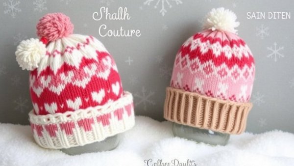 Chalk Couture Beanie Ornaments With Winter Patterns