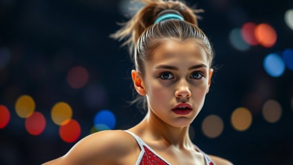 Focused gymnast performing at 2026 World Championships WAG Team Final