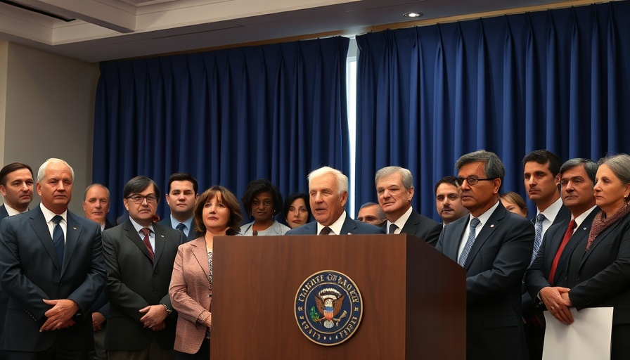 Press conference on Tobacco Legislation North Carolina with officials present.