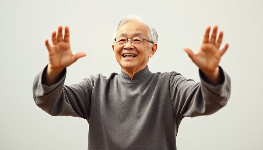 Tai Chi for Seniors: Elderly person practicing with joy.