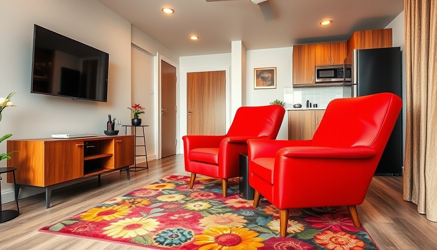Inviting lounge at Alamance Crisis Hub with modern amenities.
