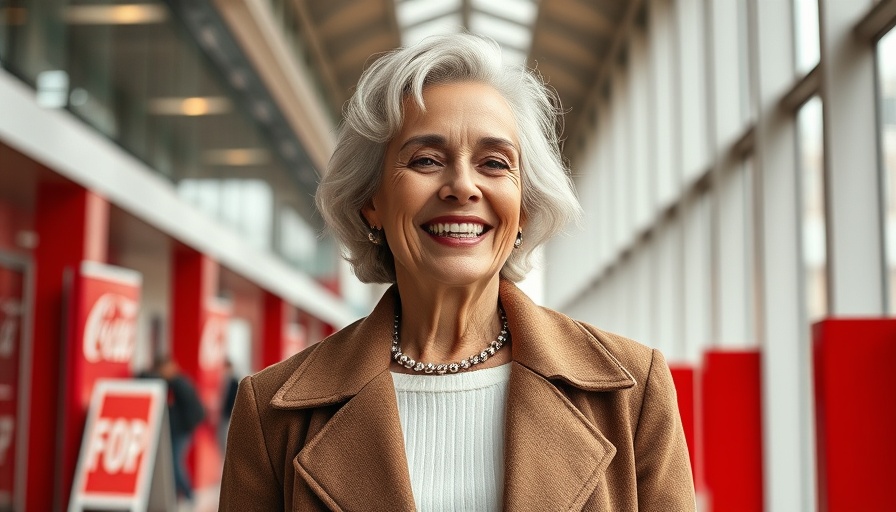 Stylish Parisian fashion for women over 60 in a chic setting.