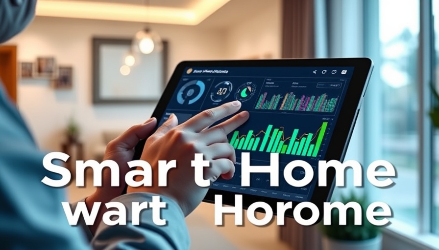 Interactive smart home dashboard interface for easy control.