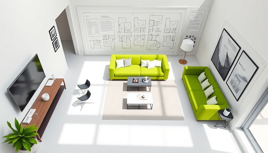Google Ads for Interior Design showcased in a minimalist apartment model.