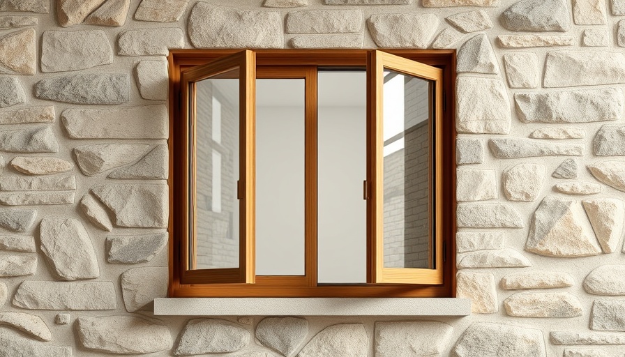 Open casement window with wood frame showcasing types of casement windows.