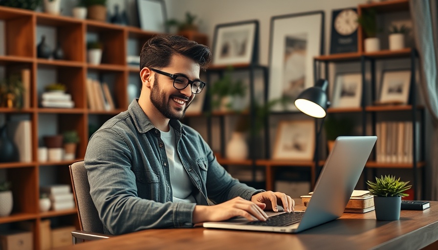 Home office decor ideas for him in a cozy setting.