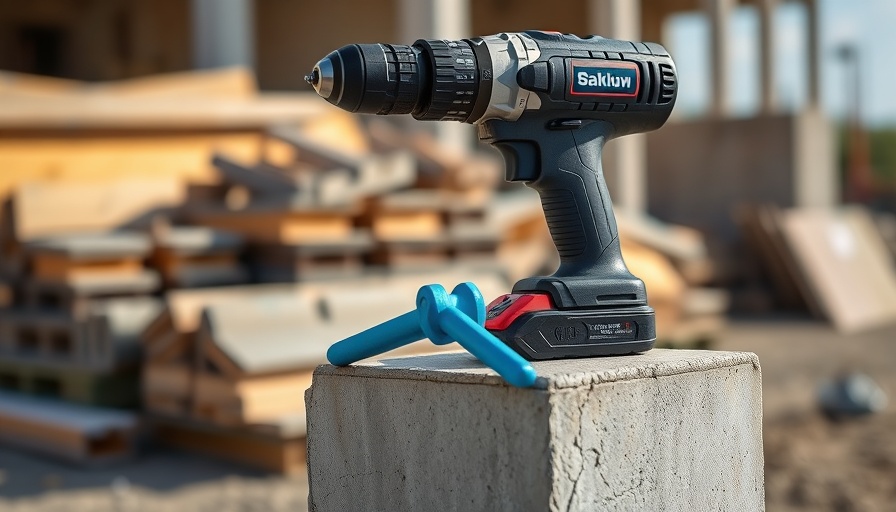 Concrete anchoring techniques shown with drill and anchor in construction.