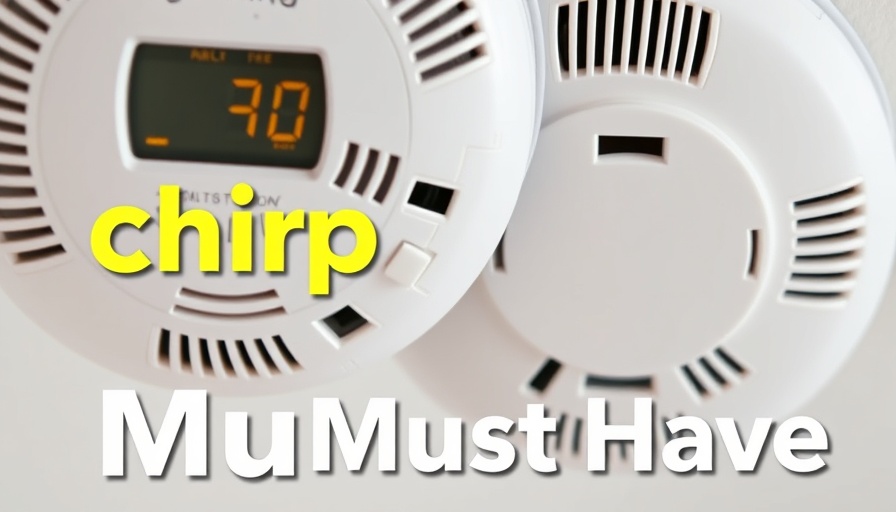 Replacing a failed smoke/CO detector guide with units and text.