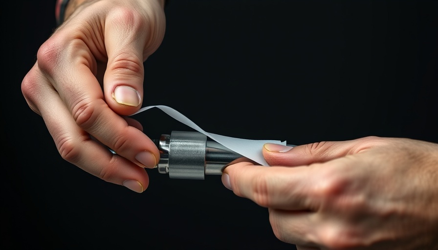 Applying Teflon tape effectively to a metal pipe.