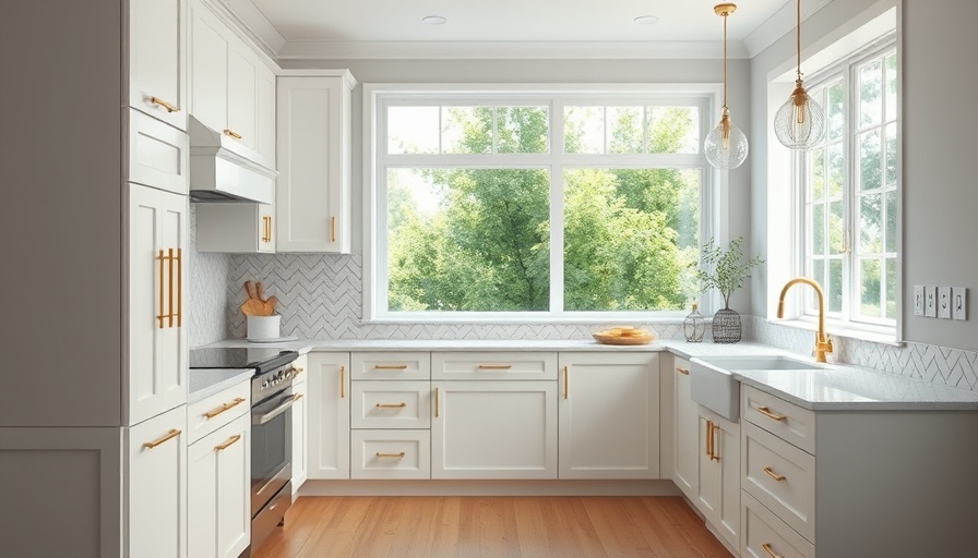 Modern kitchen with white cabinets and elegant backsplash ideas.